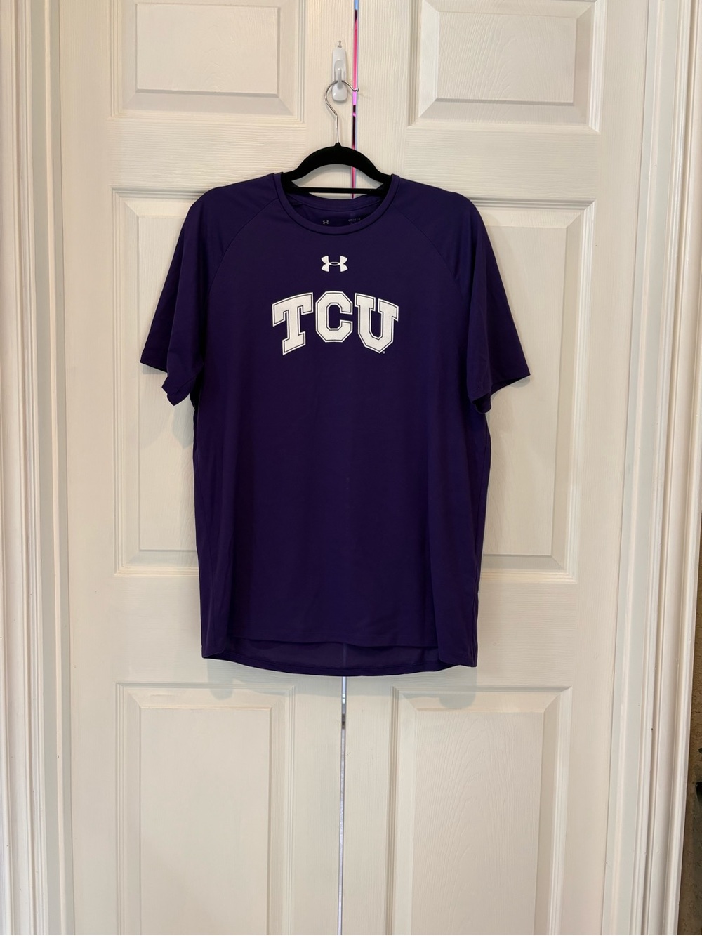 Excellent condition - Men’s Under Armour TCU Performance Short Sleeve Shirt